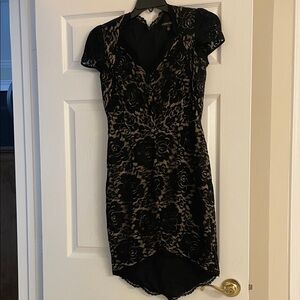 Cynthia Steffe Elegant Black Lace Dress